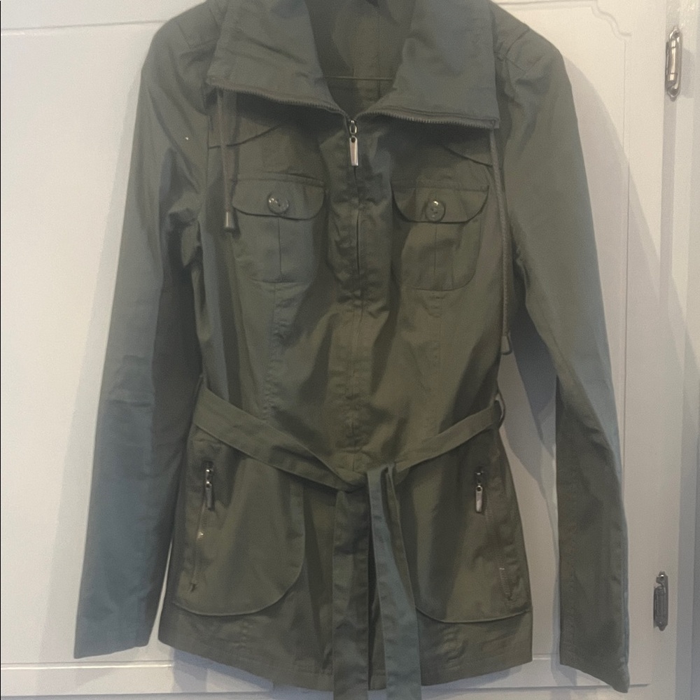 Seductions Women's Utility Jacket in Olive